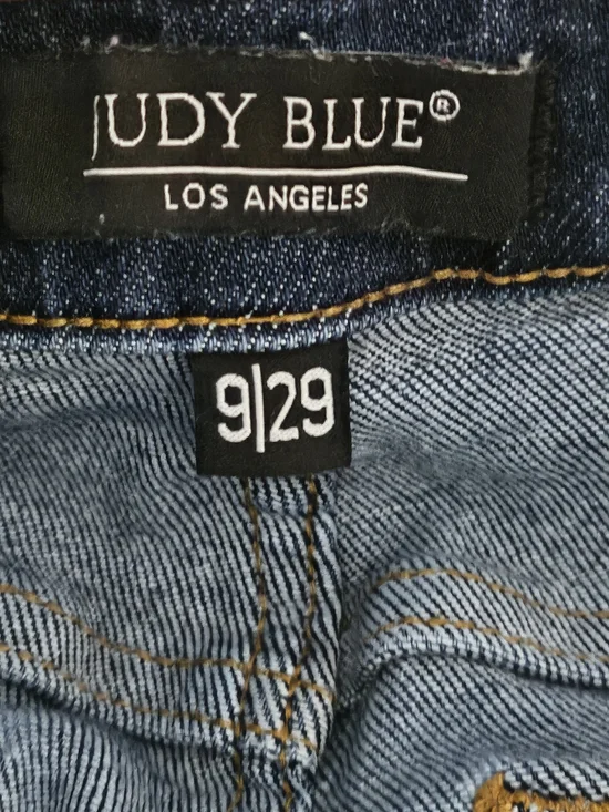 Judy Blue Jeans Womens 9/29 Dark Wash Straight Leg Hight Waist  Stretch Denim. - Picture 11 of 13